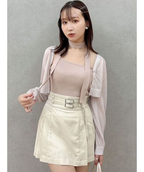 dazzlinシアーカーデタイセットニット dazzlin ニット セーター シアーカーデタイセットニット