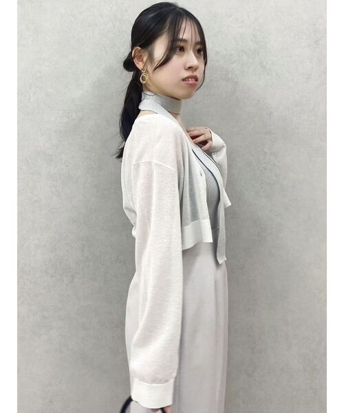 dazzlinシアーカーデタイセットニット dazzlin ニット セーター シアーカーデタイセットニット