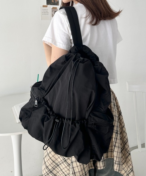 CLEA デイバック リュック 「5色展開」ドローストリング大容量