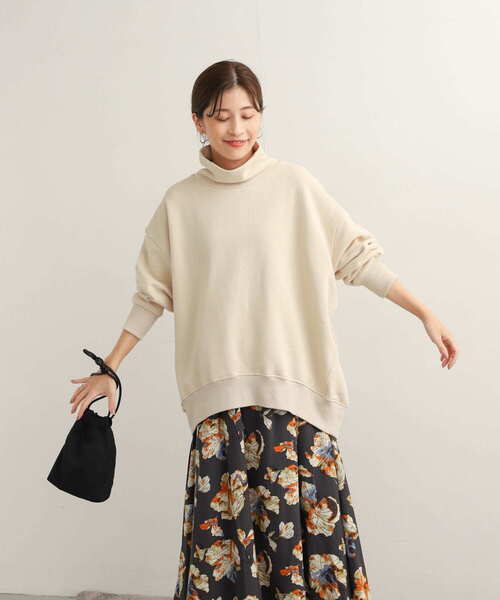 「URBAN RESEARCH DOORS」 スウェットカットソー MEDIUM ライトベージュ レディース URBAN RESEARCH DOORS 「URBAN DOORS」 スウェットカットソー