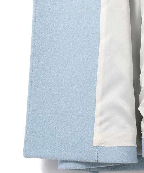 ESTNATION（エストネーション） ノーカラーコート 36 ブルー