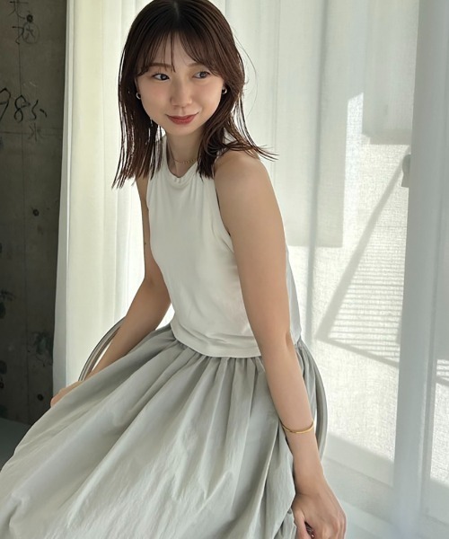 タンクトップ ノースリーブ 「大草直子×UNDERSON UNDERSON」アメスリカップインタンク レディース UNDERSON タンクトップ ノースリーブ 「大草直子×UNDERSON