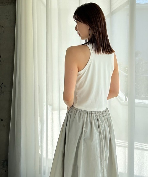 タンクトップ ノースリーブ 「大草直子×UNDERSON UNDERSON」アメスリカップインタンク レディース UNDERSON タンクトップ ノースリーブ 「大草直子×UNDERSON