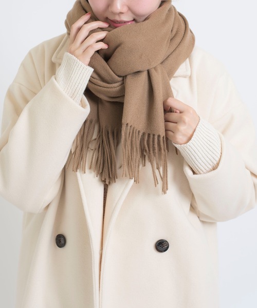 「MAISON BREEZE」 ストール FREE アイボリー レディース_画像5