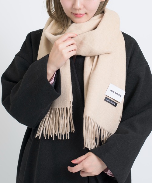 「MAISON BREEZE」 ストール FREE アイボリー レディース_画像9