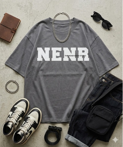NEW GENTLEMAN tシャツ NENR オーバーサイズTシャツ メンズ レディース