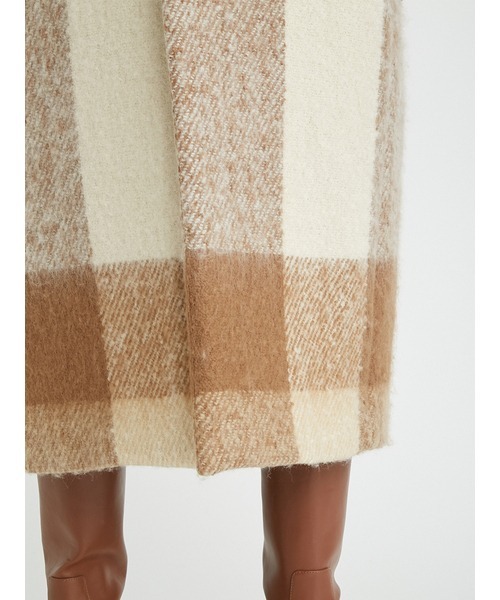 「Mila Owen」 ノーカラーコート 0 ベージュ レディース_画像4