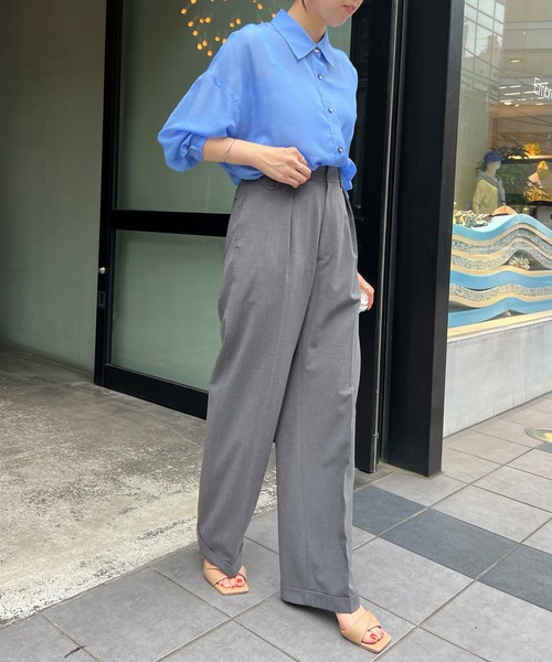 SHENERY 薄いピンク ストレートパンツ si ze38 ピンクストレートフィットパンツ | ファッション通販サイト NUGU