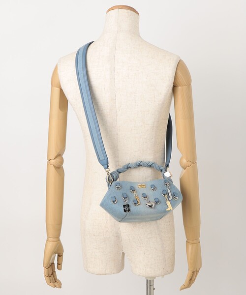 2WAY【GANNI】Bou ブー チャーム デニム ミニ ショルダー バッグ GANNI ショルダーバッグ バッグ GANNI/ガニー Ganni Bou Bag