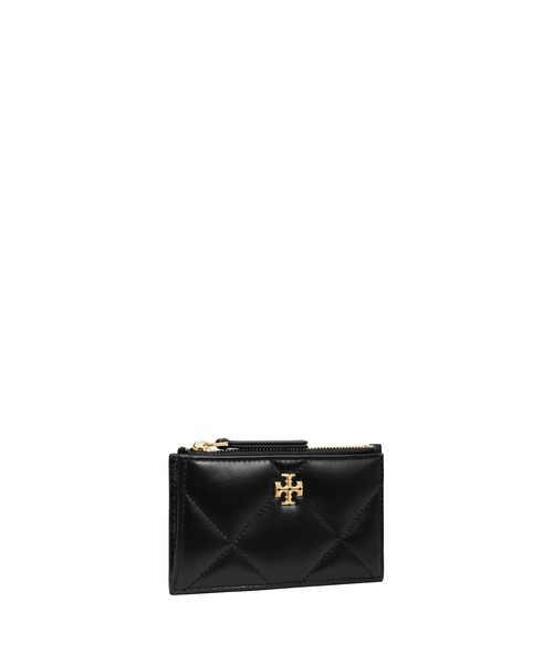 関税負担なし☆Tory Burch ダイヤモンドキルト カードケース キラ ダイヤモンドキルト ジップカードケース: レディース