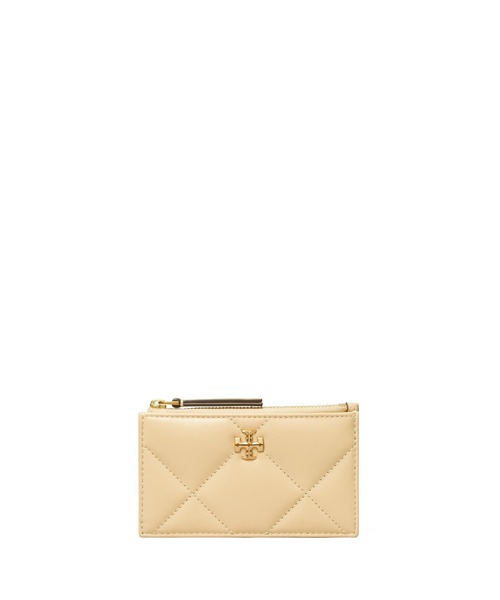国内即発【Tory Burch】キラ ダイヤモンドキルト カードケース キラ ダイヤモンドキルト ジップカードケース: レディース