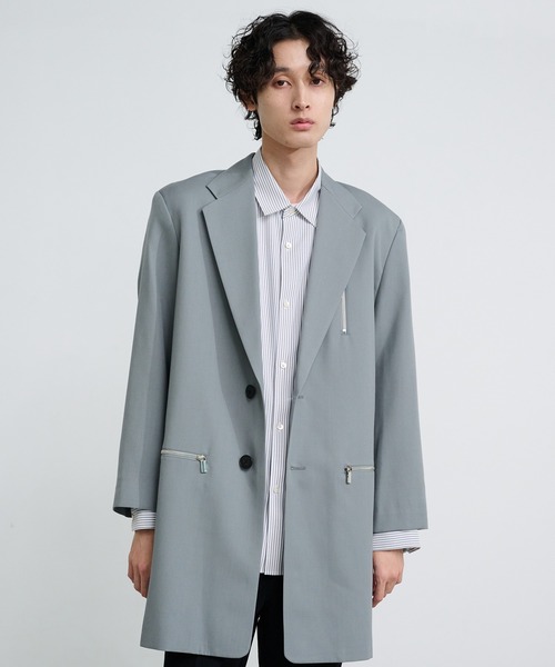 PUBLIC TOKYO チェスターコート グレー系 PUBLIC TOKYO（パブリックトウキョウ） チェスターコート 1 グレー