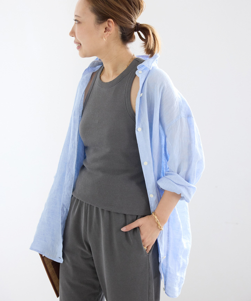 DEUXIEME CLASSE - used【Deuxieme Classe】LINEN WASHシャツ LINEN WASH CACHE シャツ（シャツ/ブラウス）｜Deuxieme Classe