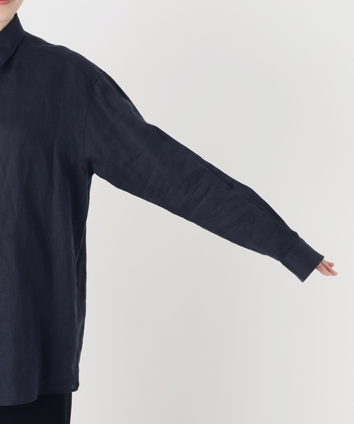 Deuxieme Classe ブラウス シャツ *LINEN WASH CACHE レディース