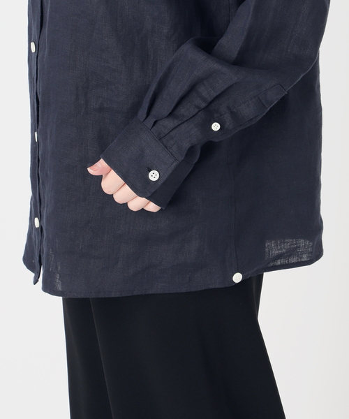 Deuxieme Classe ブラウス シャツ *LINEN WASH CACHE レディース