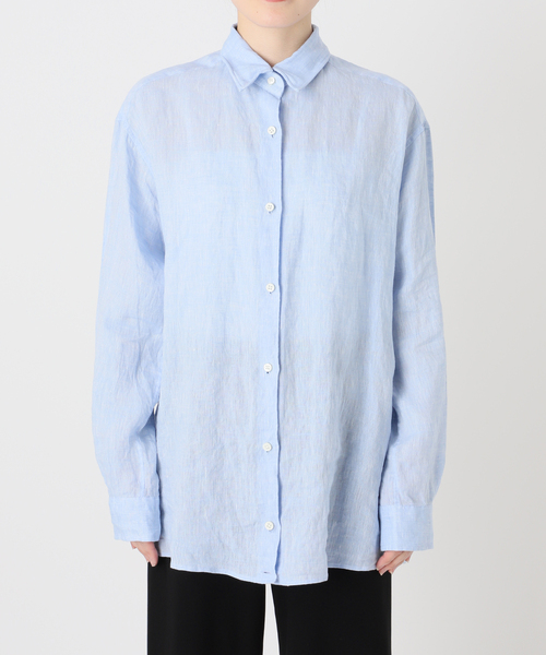 Deuxieme Classe ブラウス シャツ *LINEN WASH CACHE レディース