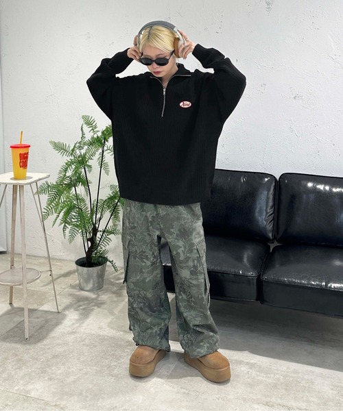 「sedacle」 長袖ニット LARGE グレー メンズ