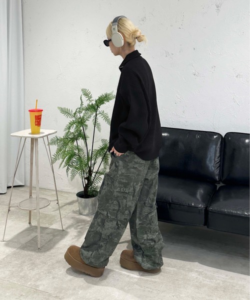 「sedacle」 長袖ニット LARGE グレー メンズ