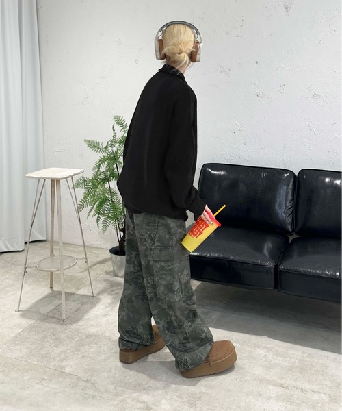 「sedacle」 長袖ニット LARGE グレー メンズ