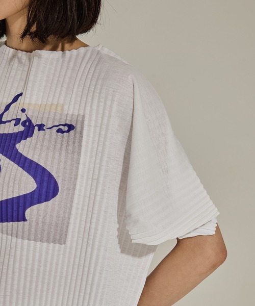 YOHEI OHNO tシャツ 「YOHEI OHNO/ヨウヘイオオノ」Pleats T