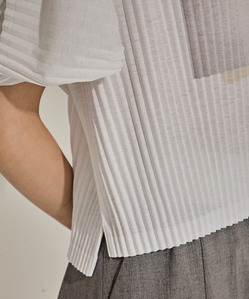 tシャツ 「YOHEI OHNO/ヨウヘイオオノ」Pleats T-shirt/プリーツTシャツ レディース YOHEI OHNO tシャツ 「YOHEI OHNO/ヨウヘイオオノ」Pleats T