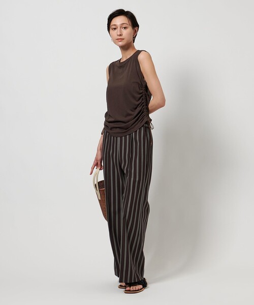 UNITED ARROWS tシャツ サイドシャーリング ノースリーブ
