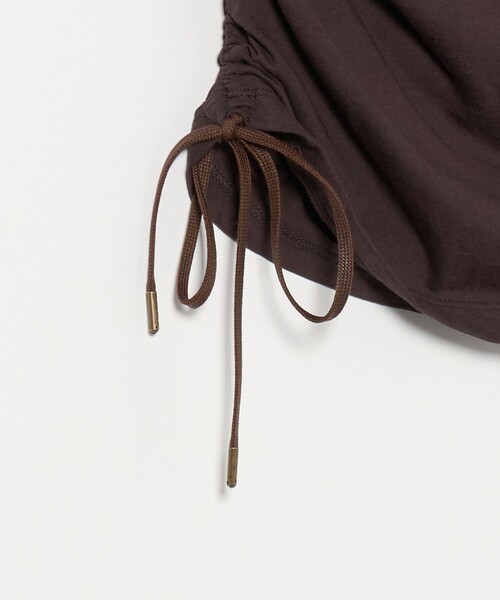 UNITED ARROWS tシャツ サイドシャーリング ノースリーブ