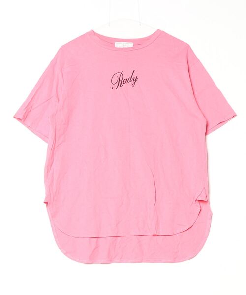 Rady 「Rady」 刺繍半袖Tシャツ S ピンク レディース : ZOZOTOWN