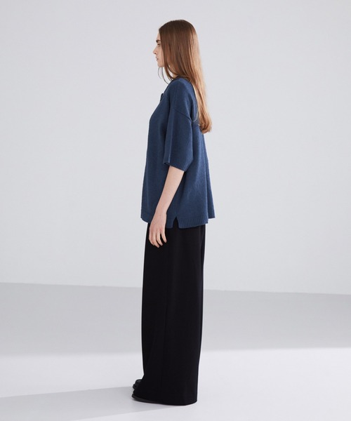 LUENNA シャツ 「LUENNA」Soft Pile Knit Shirt / ソフトパイルニット