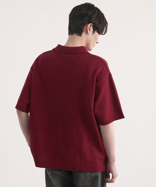 LUENNA シャツ 「LUENNA」Soft Pile Knit Shirt / ソフトパイルニット 