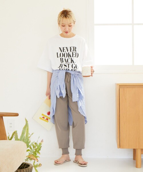「FREAK'S STORE」 イージーパンツ MEDIUM ブラック レディース_画像9