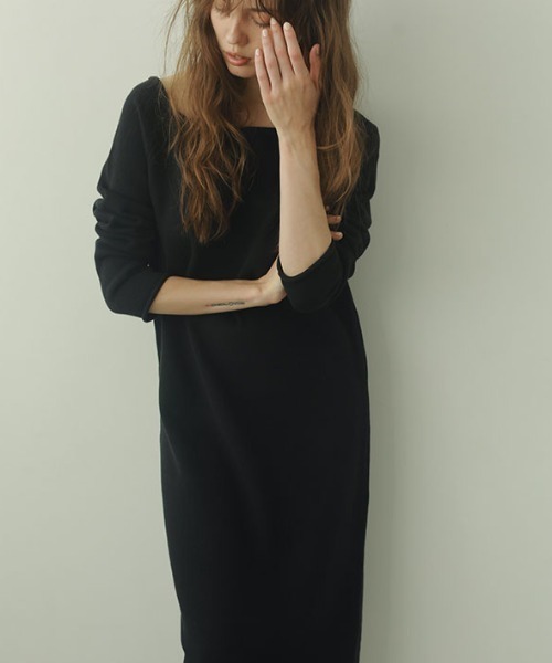 「ETRE TOKYO」 ニットワンピース FREE ブラック レディース_画像2