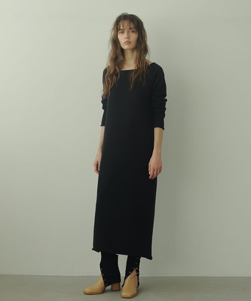 「ETRE TOKYO」 ニットワンピース FREE ブラック レディース_画像3