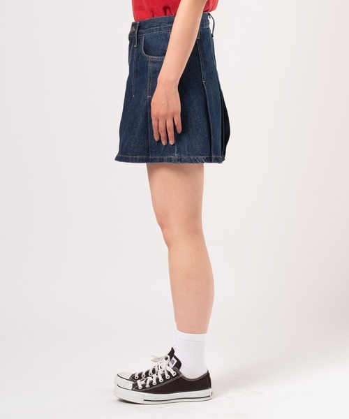 Levi's（リーバイス） デニムスカート PLEATED ミニスカート