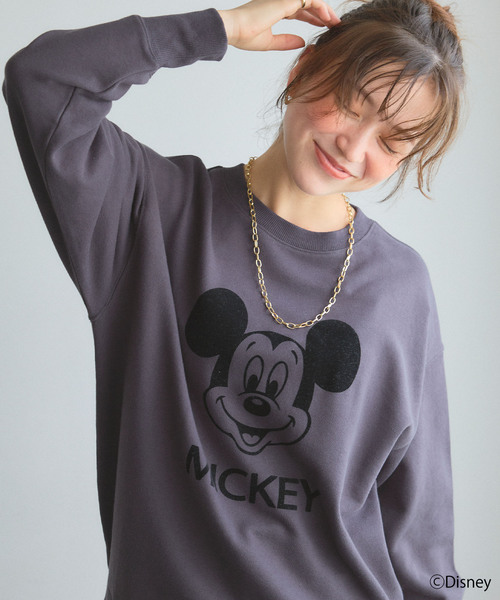 Disney（ディズニー） スウェットカットソー L 杢グレー レディース