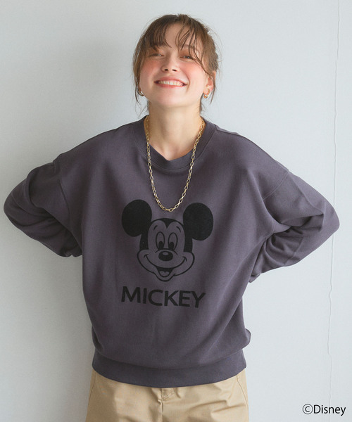 Disney（ディズニー） スウェットカットソー L 杢グレー レディース