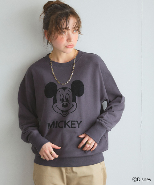 Disney（ディズニー） スウェットカットソー L 杢グレー レディース