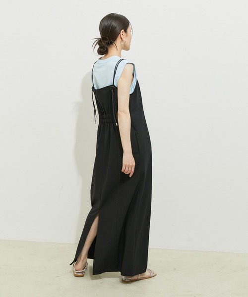 「LE CERCLE par rope'」 キャミソールワンピース FREE ブラック レディース_画像3