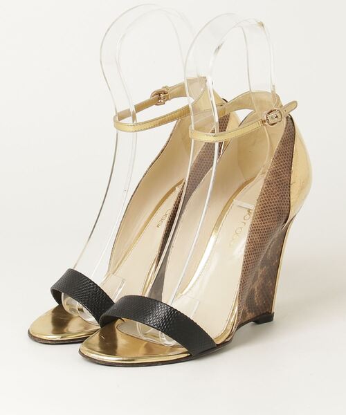 ゴールドサンダル セルジオ・ロッシSergio rossi（セルジオロッシ