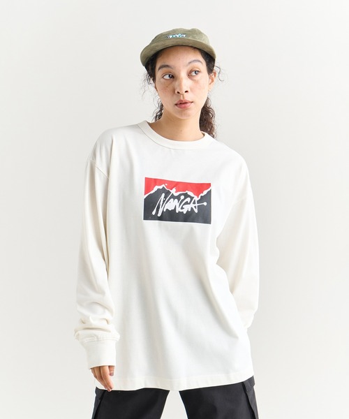 NANGA（ナンガ） tシャツ NANGA×RYUJI KAMIYAMA L/S TEE メンズ 