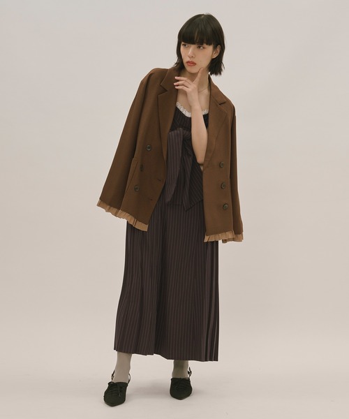 【SIIILON 】Twilight jacket フリル装飾　ジャケット SIIILON 】Twilight jacket フリル装飾 ジャケット