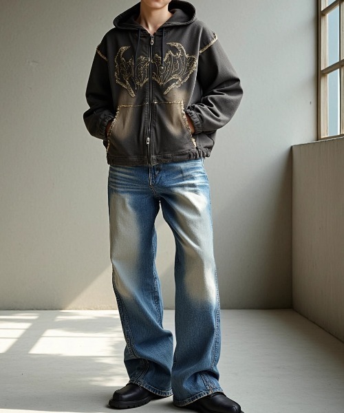 A'gem 9（エージェムナイン） パーカー A'GEM/9 × .kom 「FREE DEE