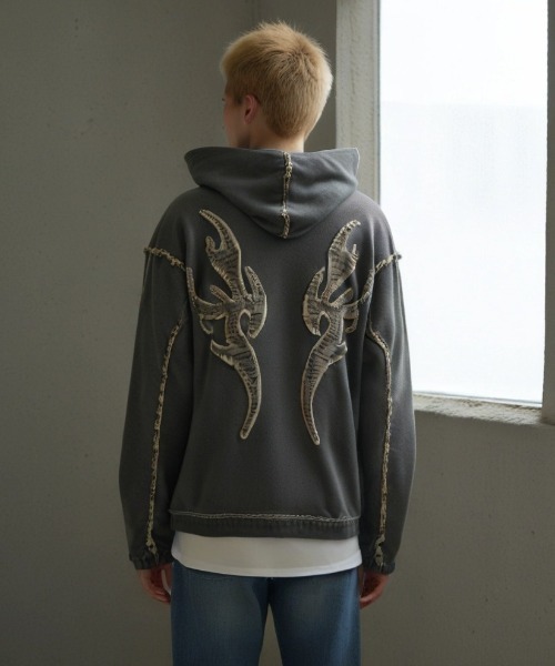 A'gem 9（エージェムナイン） パーカー A'GEM/9 × .kom 「FREE DEE