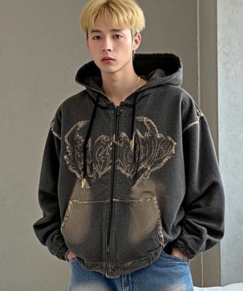 A'gem 9（エージェムナイン） パーカー A'GEM/9 × .kom 「FREE DEE