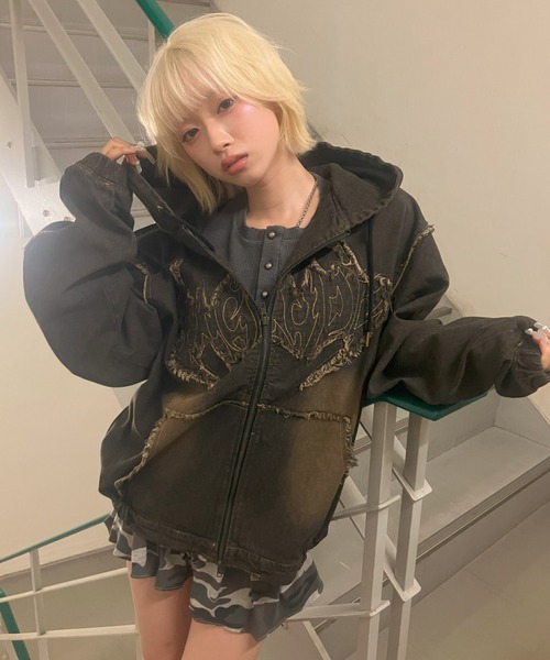 A'gem 9（エージェムナイン） パーカー A'GEM/9 × .kom 「FREE DEE