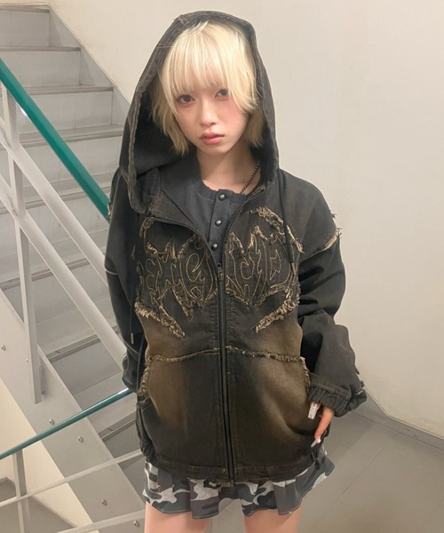 A'gem 9（エージェムナイン） パーカー A'GEM/9 × .kom 「FREE DEE