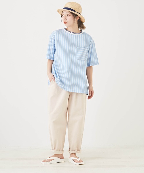 「CUBE SUGAR」 半袖ブラウス M ラベンダー レディース_画像5