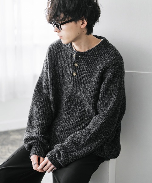 ヘンリーネックセーターのおすすめ人気商品一覧 通販 - Yahoo!ショッピング