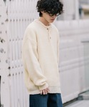 セーター ニット 新色追加 オーバーサイズ畦編...の詳細画像2
