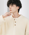 セーター ニット 新色追加 オーバーサイズ畦編...の詳細画像5